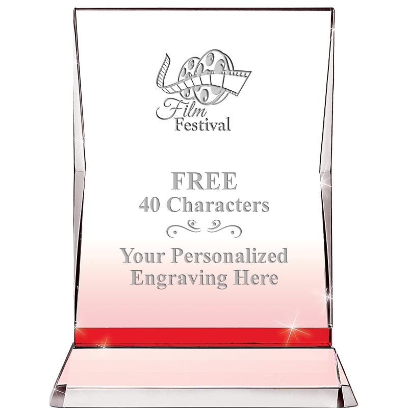 8" RUBY ILLUMINATION CRYSTAL