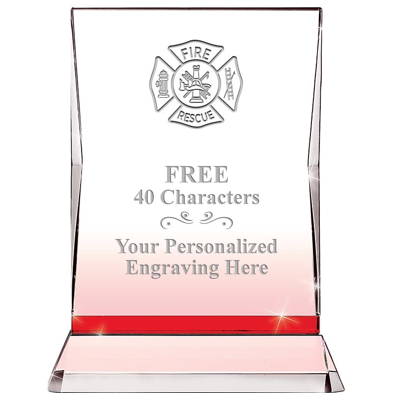 8" RUBY ILLUMINATION CRYSTAL