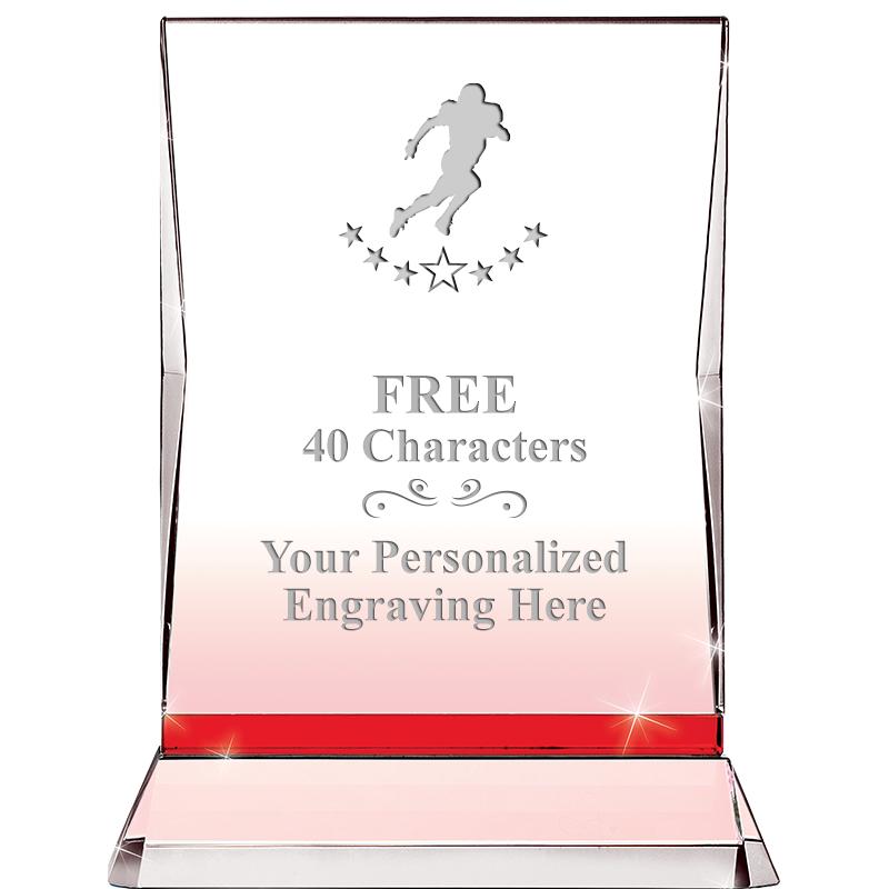 8" RUBY ILLUMINATION CRYSTAL