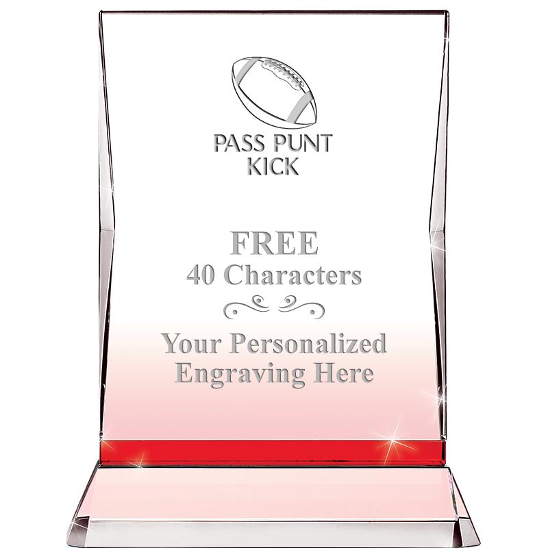 8" RUBY ILLUMINATION CRYSTAL