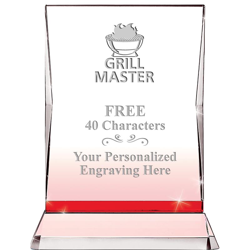 8" RUBY ILLUMINATION CRYSTAL