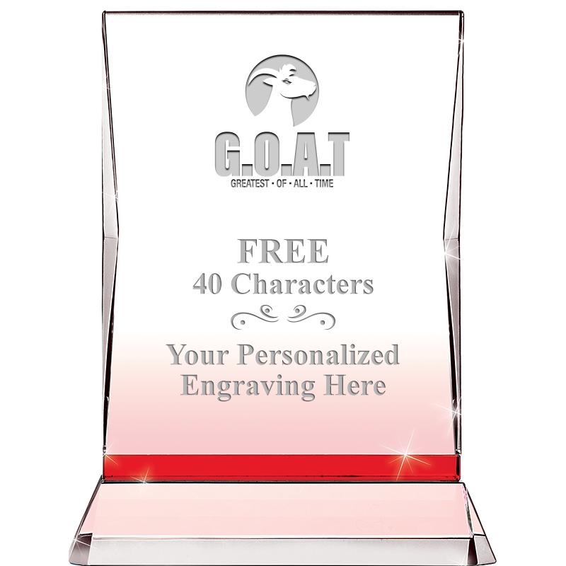 8" RUBY ILLUMINATION CRYSTAL