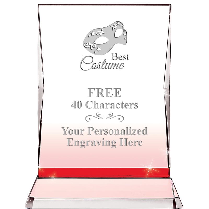 8" RUBY ILLUMINATION CRYSTAL