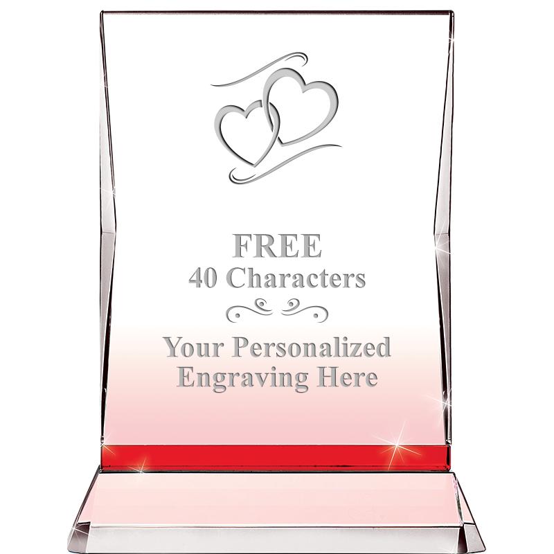 8" RUBY ILLUMINATION CRYSTAL