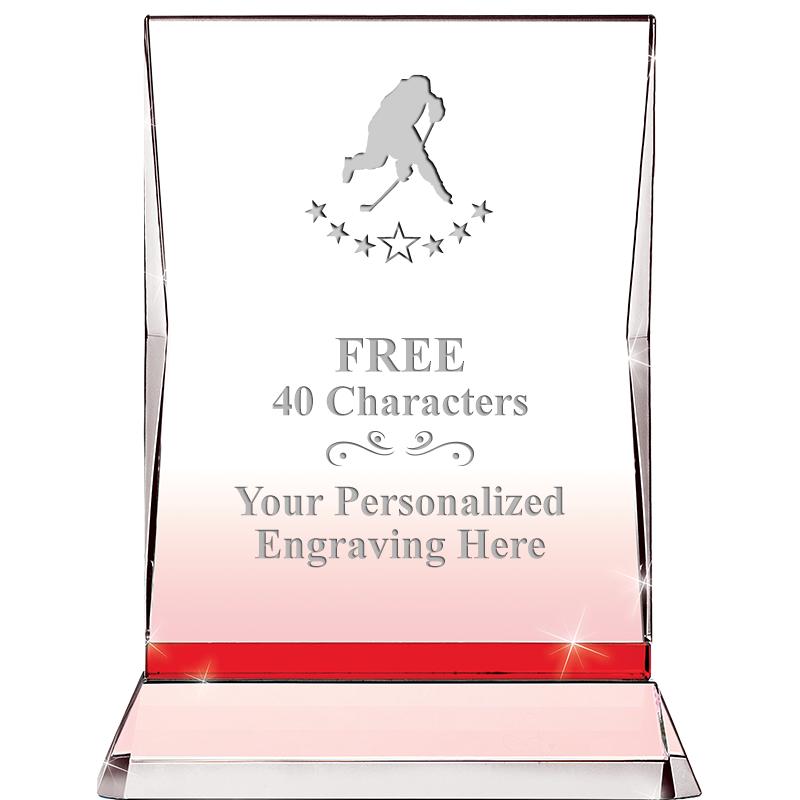 8" RUBY ILLUMINATION CRYSTAL