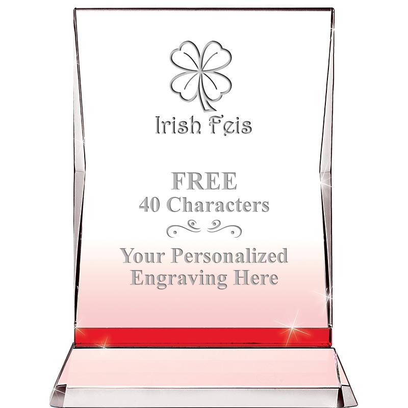 8" RUBY ILLUMINATION CRYSTAL