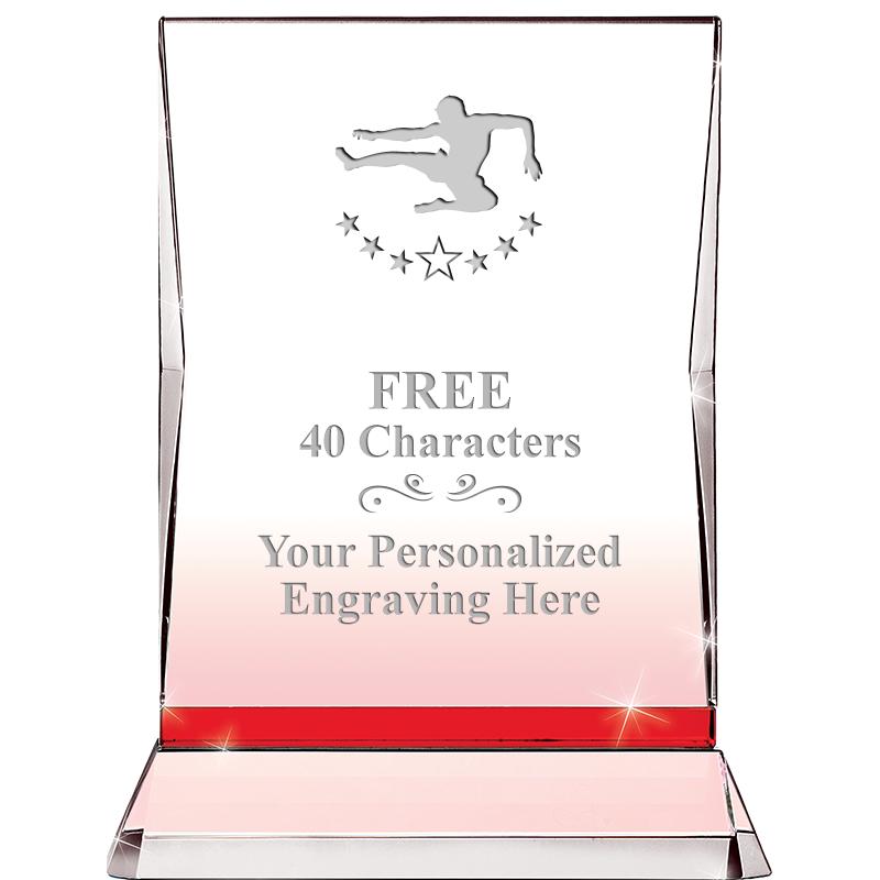 8" RUBY ILLUMINATION CRYSTAL