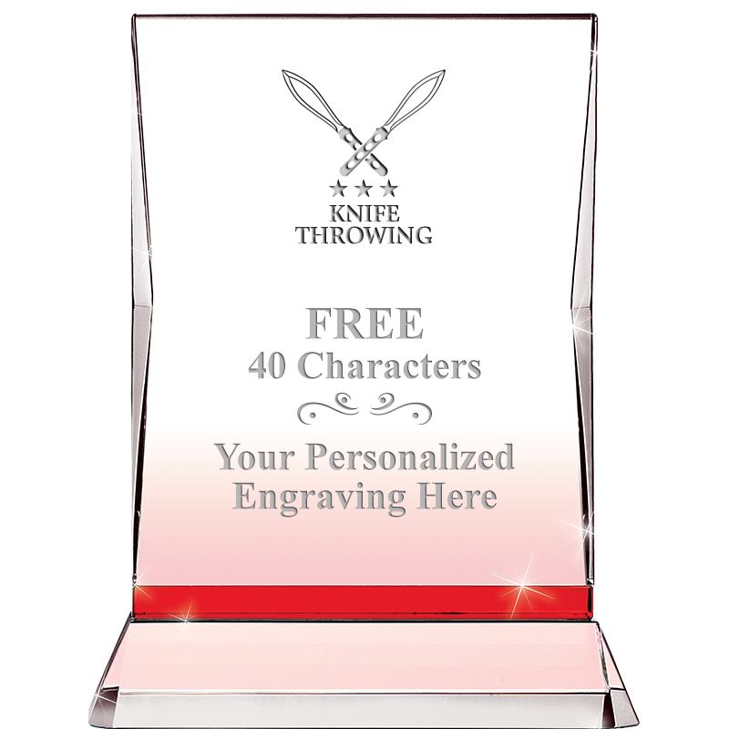 8" RUBY ILLUMINATION CRYSTAL