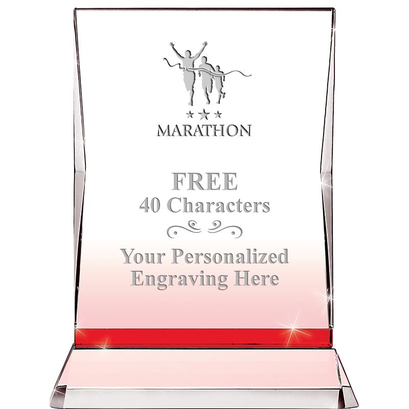 8" RUBY ILLUMINATION CRYSTAL