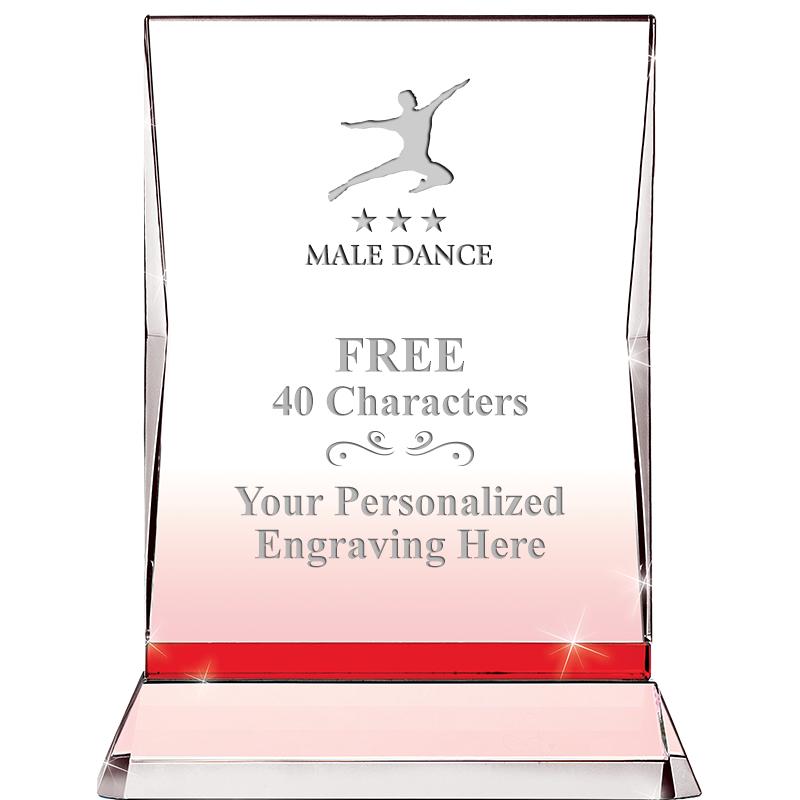 8" RUBY ILLUMINATION CRYSTAL