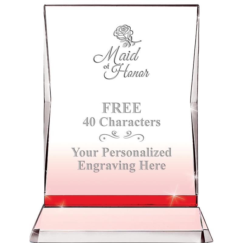 8" RUBY ILLUMINATION CRYSTAL