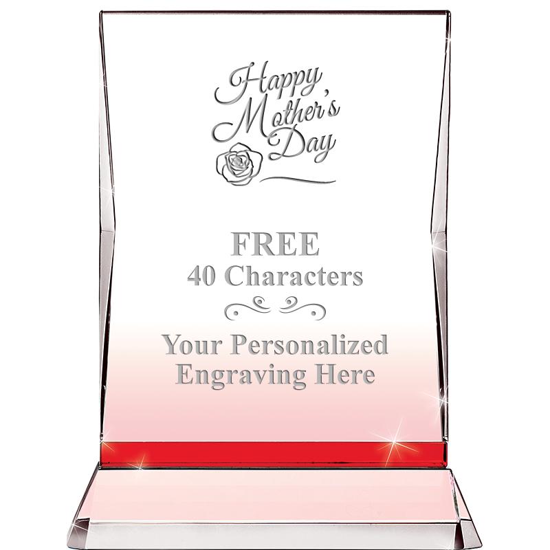 8" RUBY ILLUMINATION CRYSTAL