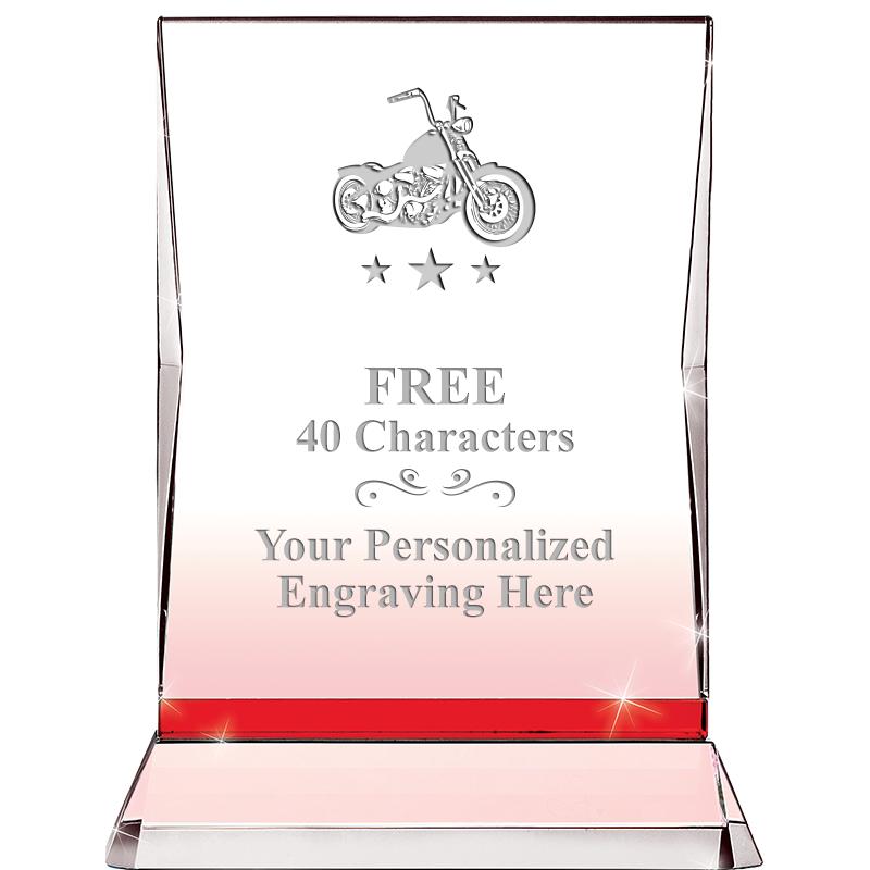 8" RUBY ILLUMINATION CRYSTAL