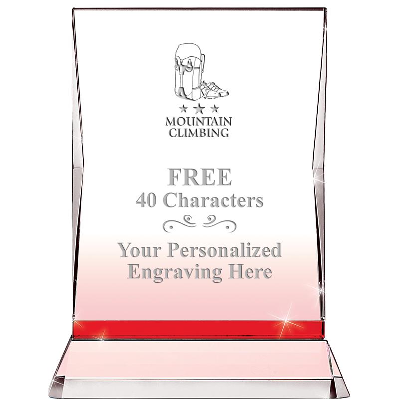 8" RUBY ILLUMINATION CRYSTAL