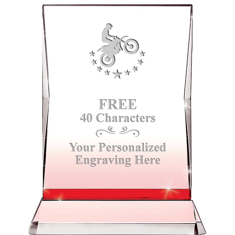 8" RUBY ILLUMINATION CRYSTAL