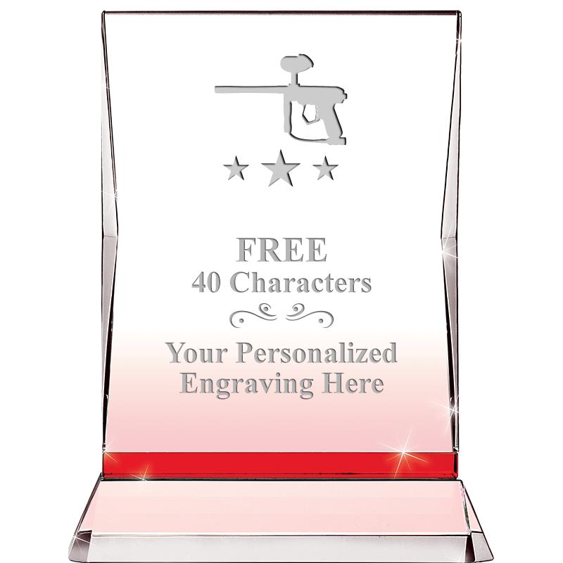 8" RUBY ILLUMINATION CRYSTAL