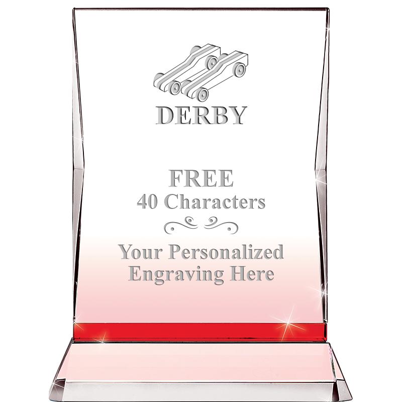 8" RUBY ILLUMINATION CRYSTAL