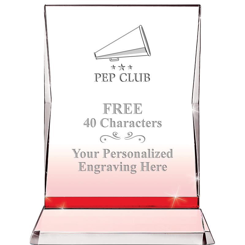 8" RUBY ILLUMINATION CRYSTAL