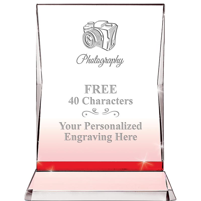 8" RUBY ILLUMINATION CRYSTAL