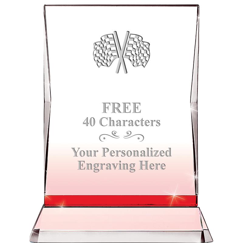 8" RUBY ILLUMINATION CRYSTAL