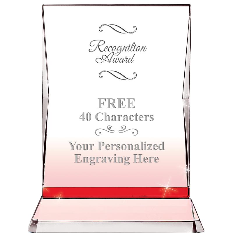 8" RUBY ILLUMINATION CRYSTAL