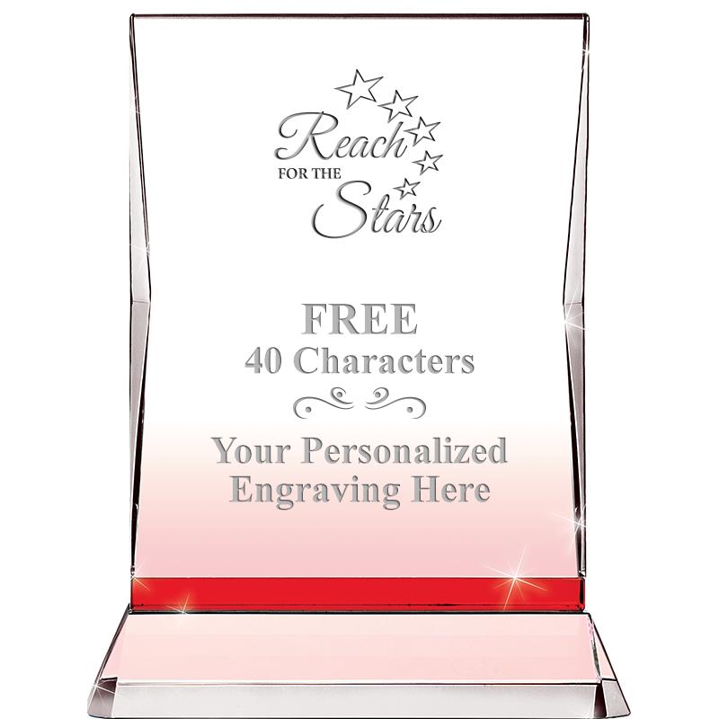 8" RUBY ILLUMINATION CRYSTAL