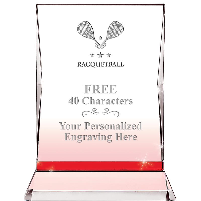 8" RUBY ILLUMINATION CRYSTAL