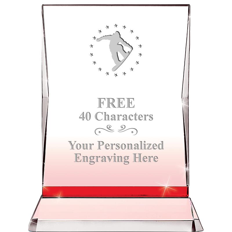 8" RUBY ILLUMINATION CRYSTAL