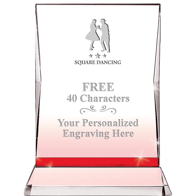 8" RUBY ILLUMINATION CRYSTAL