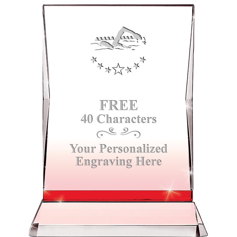 8" RUBY ILLUMINATION CRYSTAL