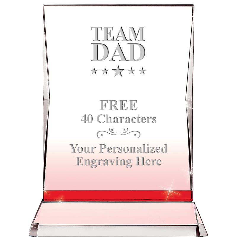 8" RUBY ILLUMINATION CRYSTAL