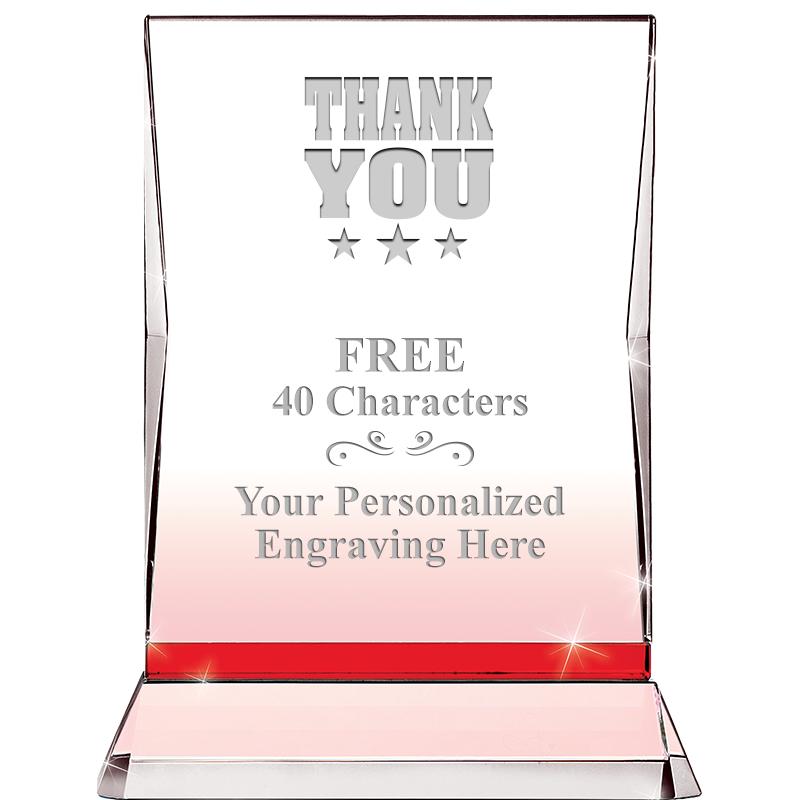 8" RUBY ILLUMINATION CRYSTAL