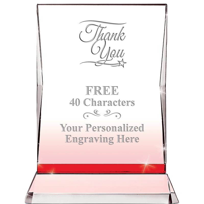 8" RUBY ILLUMINATION CRYSTAL