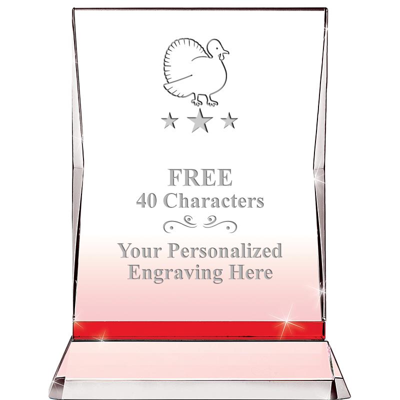 8" RUBY ILLUMINATION CRYSTAL