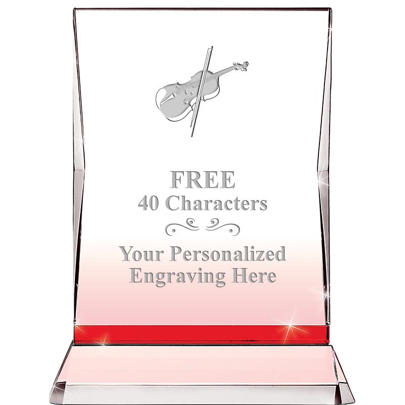 8" RUBY ILLUMINATION CRYSTAL