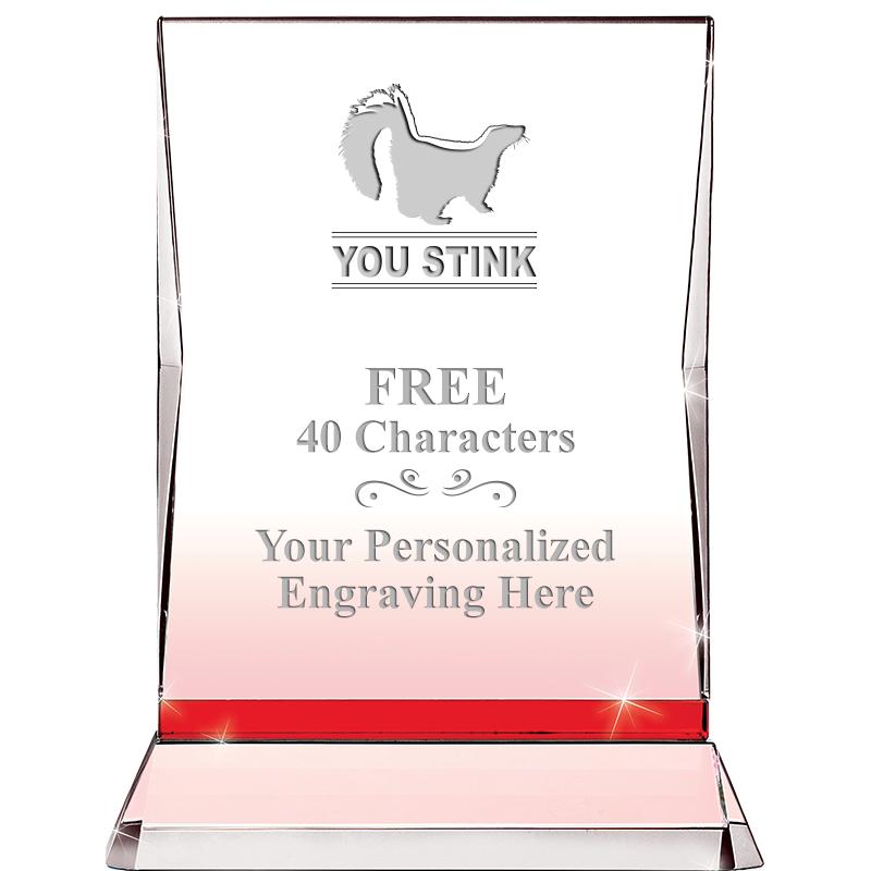 8" RUBY ILLUMINATION CRYSTAL