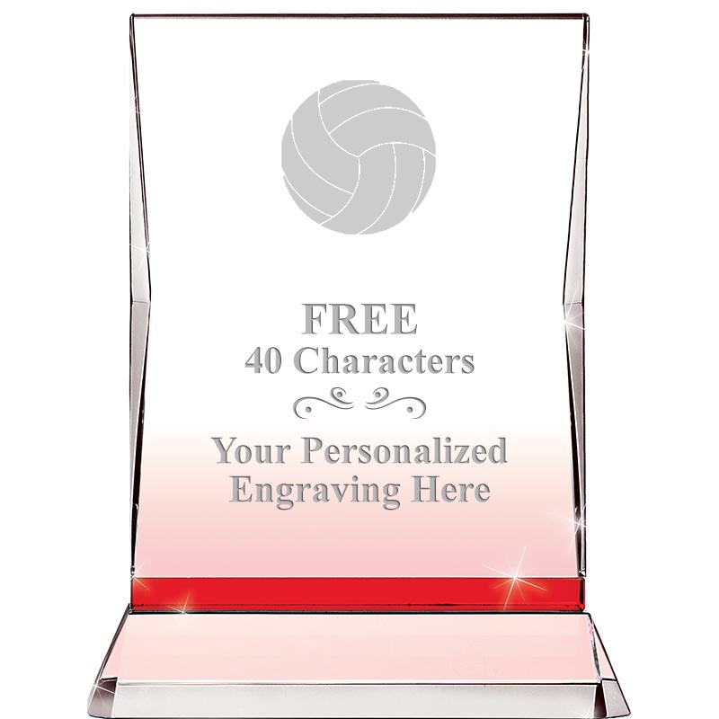 8" RUBY ILLUMINATION CRYSTAL