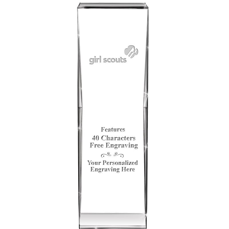 8" IMPACT CRYSTAL AWARD