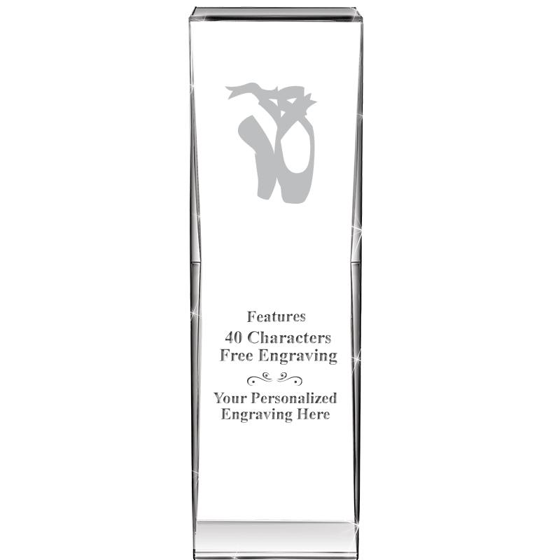 8" IMPACT CRYSTAL AWARD