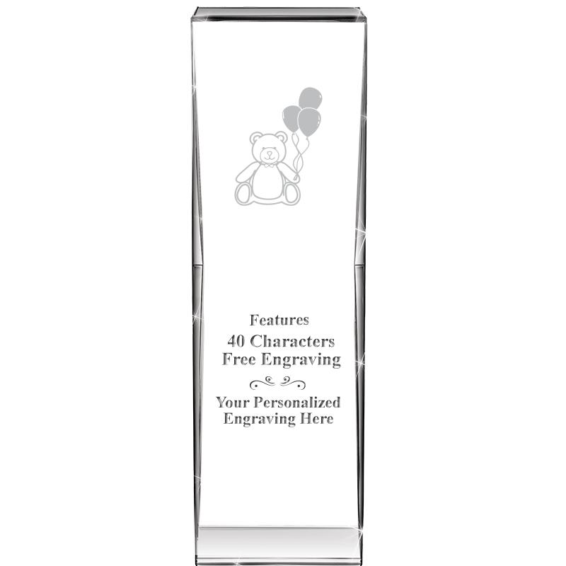 8" IMPACT CRYSTAL AWARD