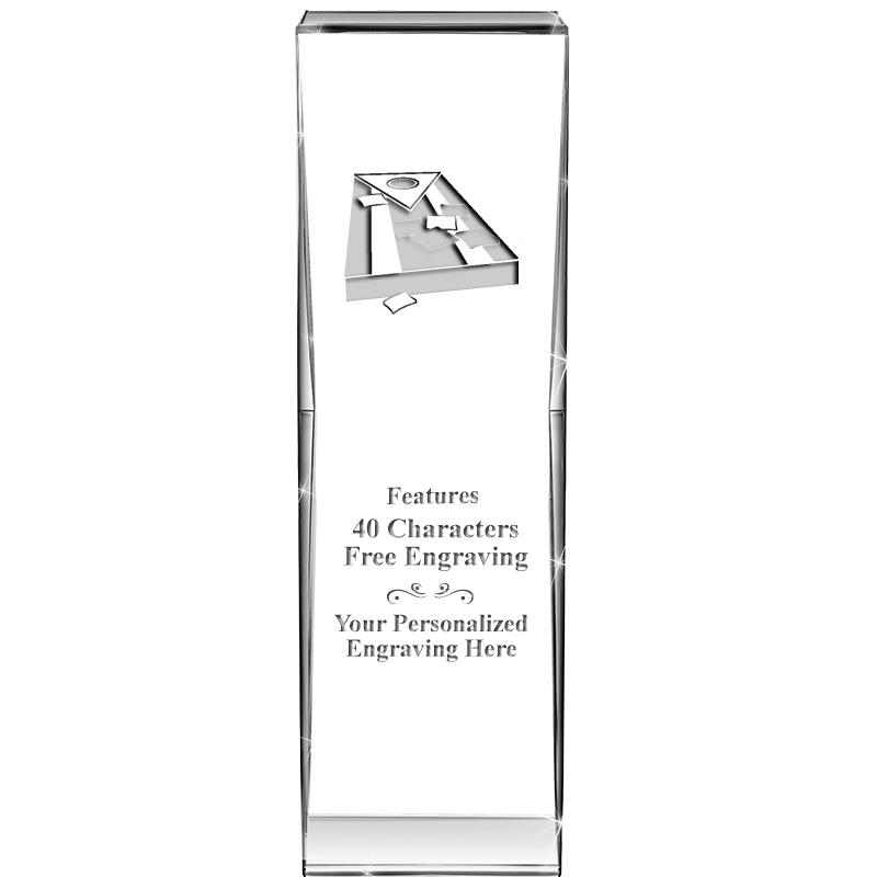 8" IMPACT CRYSTAL AWARD