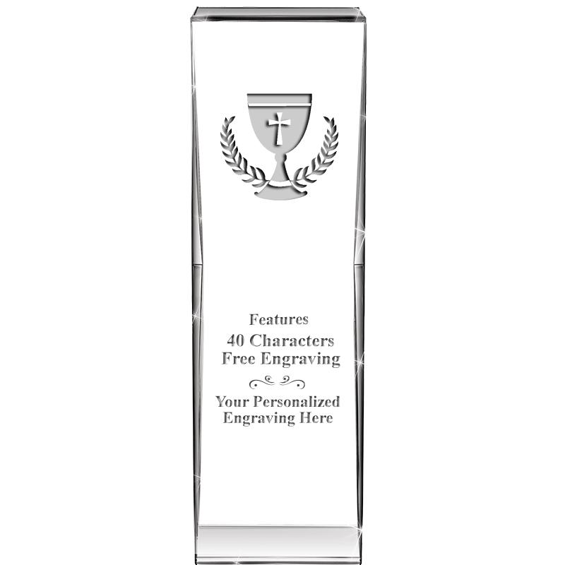 8" IMPACT CRYSTAL AWARD