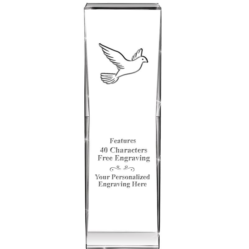 8" IMPACT CRYSTAL AWARD