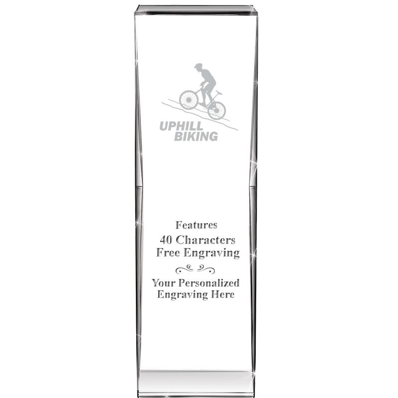 8" IMPACT CRYSTAL AWARD