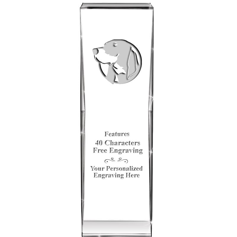 8" IMPACT CRYSTAL AWARD