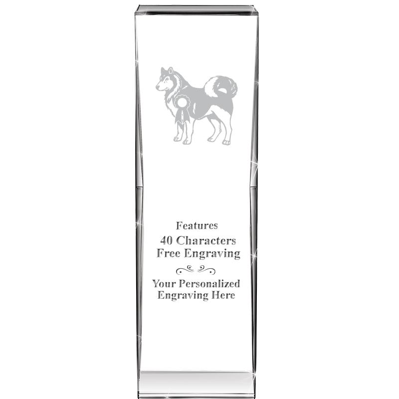 8" IMPACT CRYSTAL AWARD