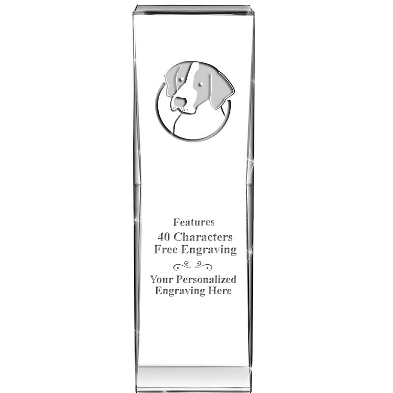8" IMPACT CRYSTAL AWARD