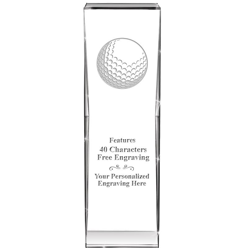 8" IMPACT CRYSTAL AWARD