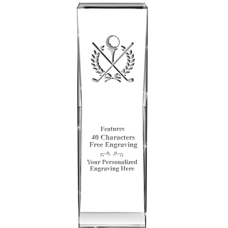 8" IMPACT CRYSTAL AWARD