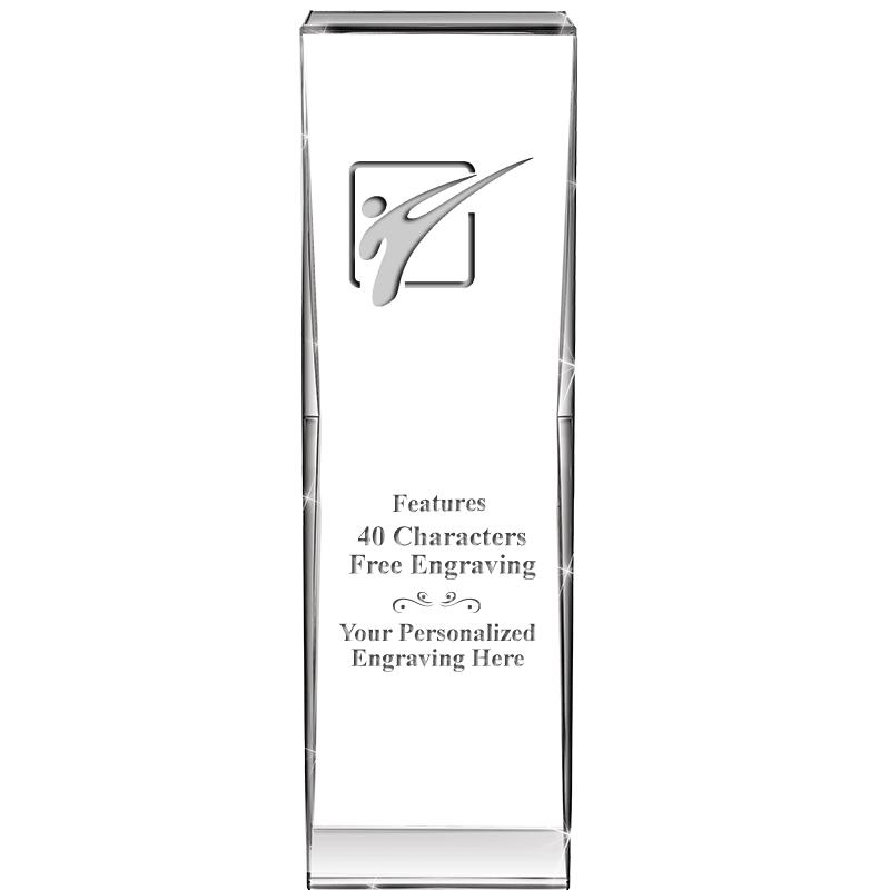 8" IMPACT CRYSTAL AWARD